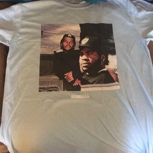 Baby blue ice cube tee shirt